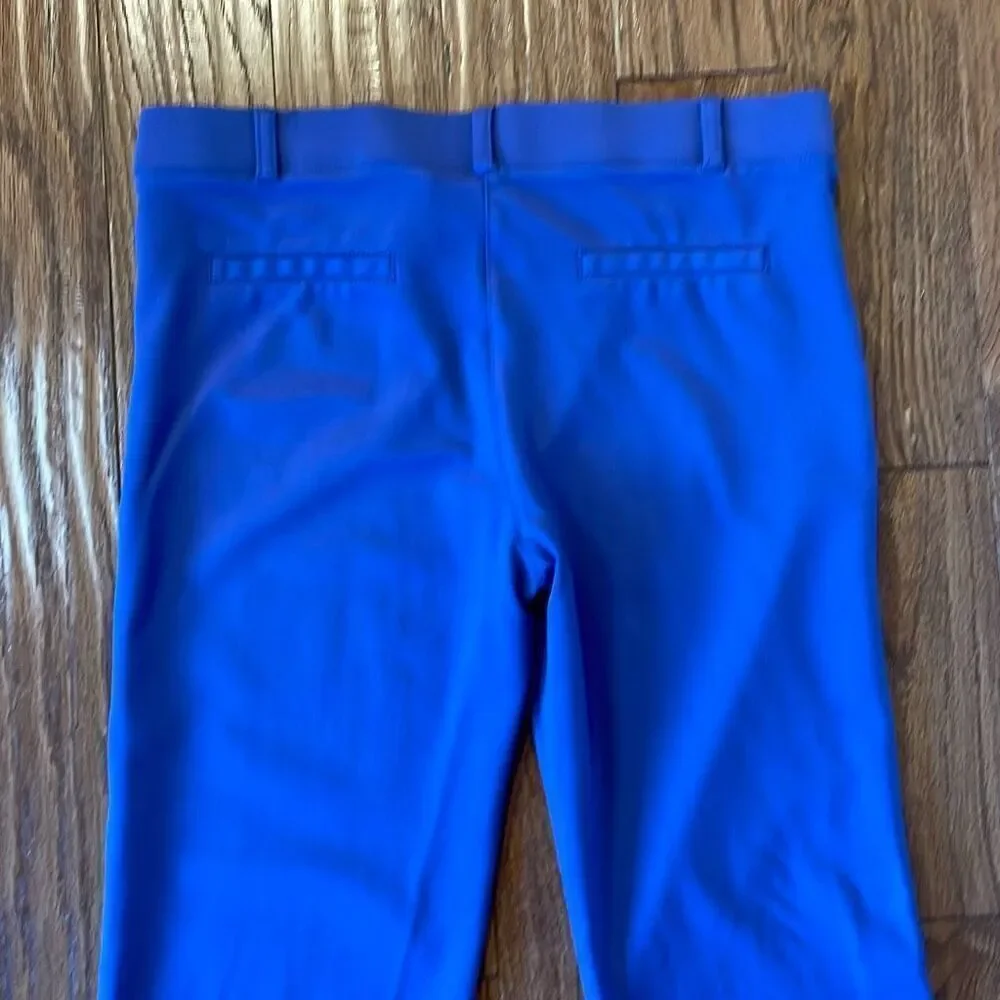 Betabrand stretch 2 pocket  dress yoga pants in blue Iris size large